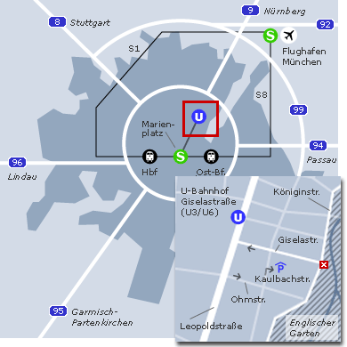 Anfahrt München